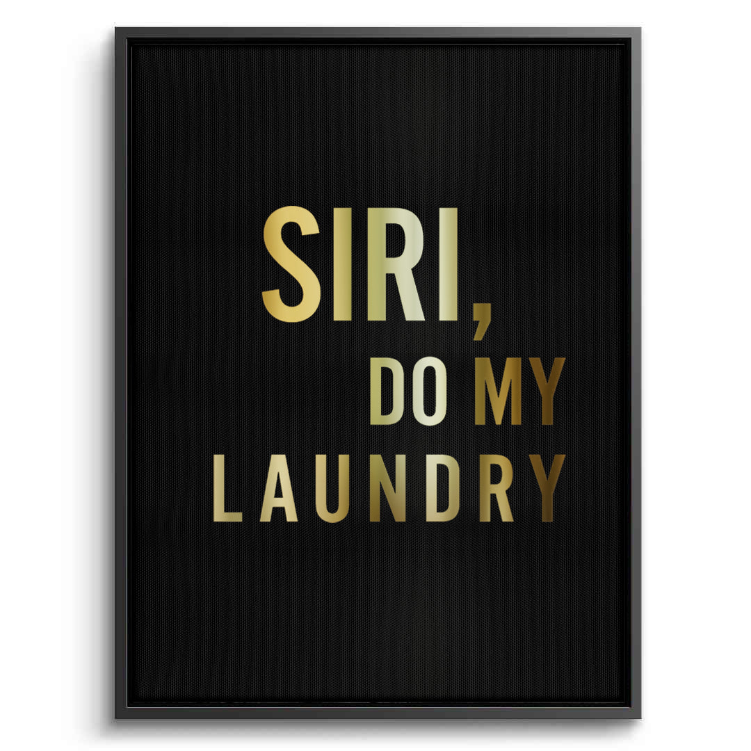 2Siri Do My Laundry - Canvas