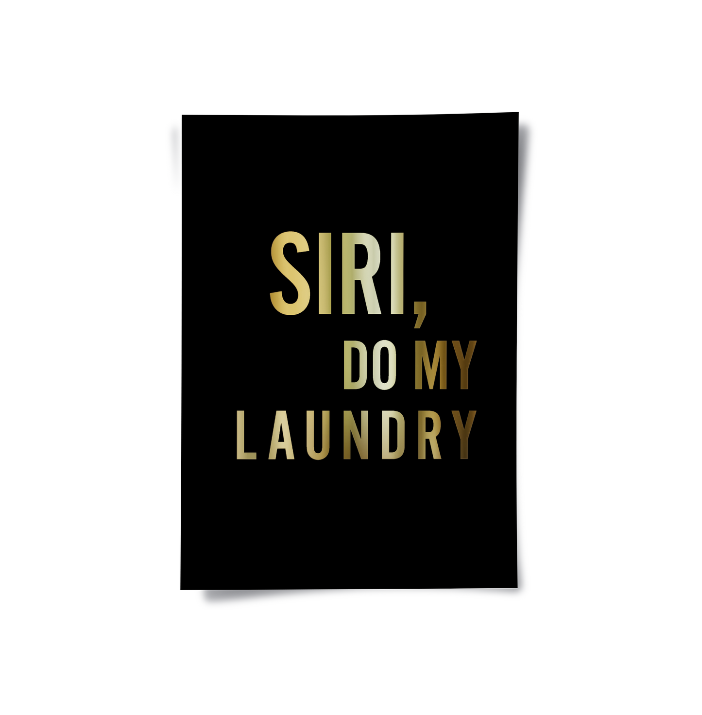 2Siri Do My Laundry - Poster
