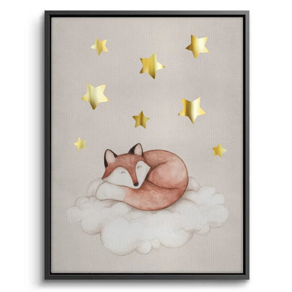 Sleeping Fox - Canvas
