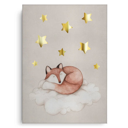Sleeping Fox - Canvas