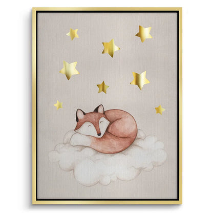 Sleeping Fox - Canvas