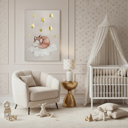 Sleeping Fox - Canvas