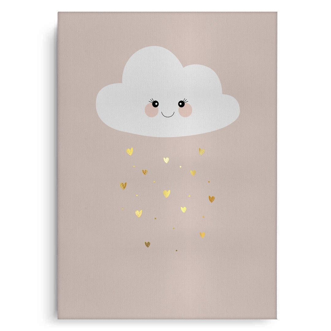 2Smiling Cloud Gold Rain - Canvas