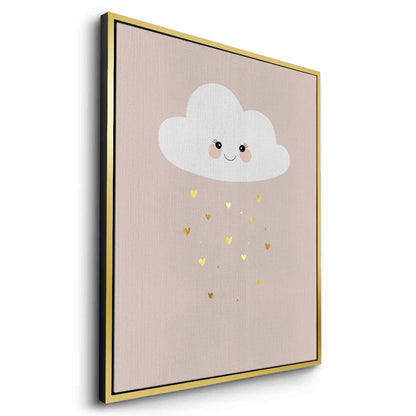 Smiling Cloud Gold Rain - Canvas