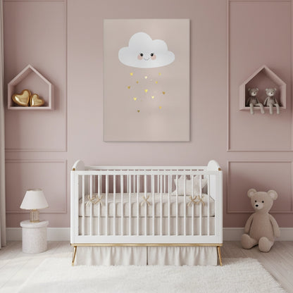 Smiling Cloud Gold Rain - Canvas