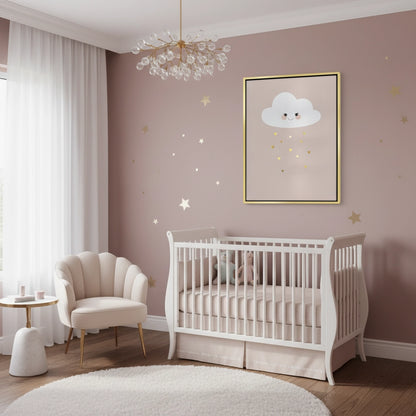 Smiling Cloud Gold Rain - Canvas