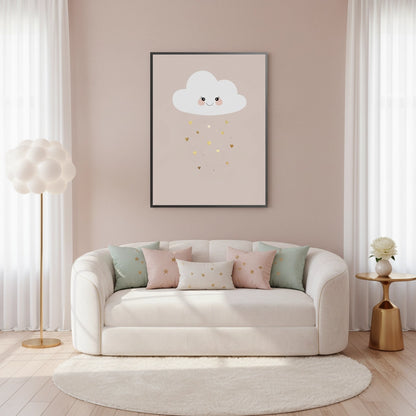 Smiling Cloud Gold Rain - Fine Art