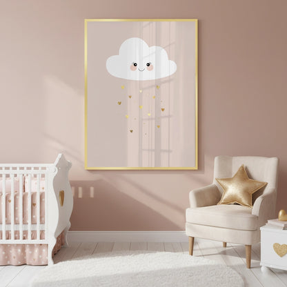 Smiling Cloud Gold Rain - Fine Art