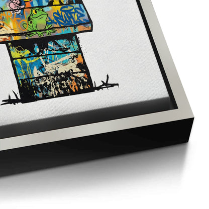 Snoopy on Doghouse - Canvas