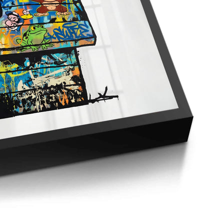 Snoopy on Doghouse - Fine Art