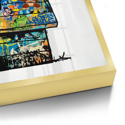 Snoopy on Doghouse - Fine Art