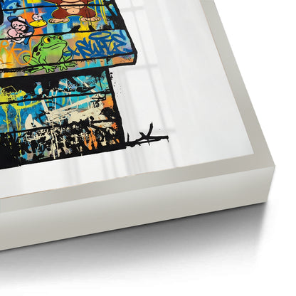 Snoopy on Doghouse - Fine Art