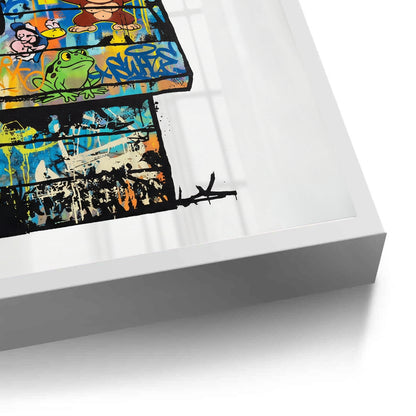 Snoopy on Doghouse - Fine Art