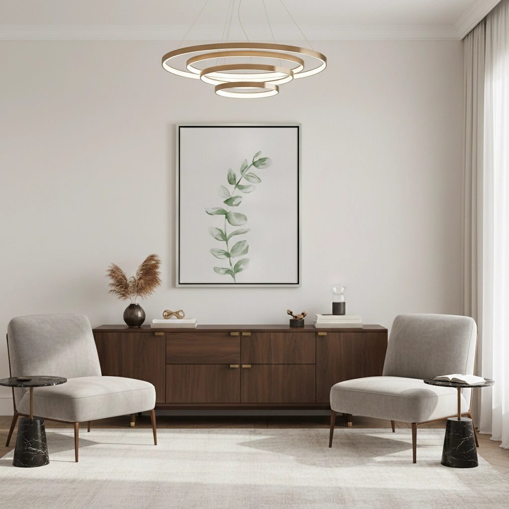 2Soft Green Watercolor Leaf - Canvas