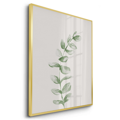 Soft Green Watercolor Leaf - Fine Art