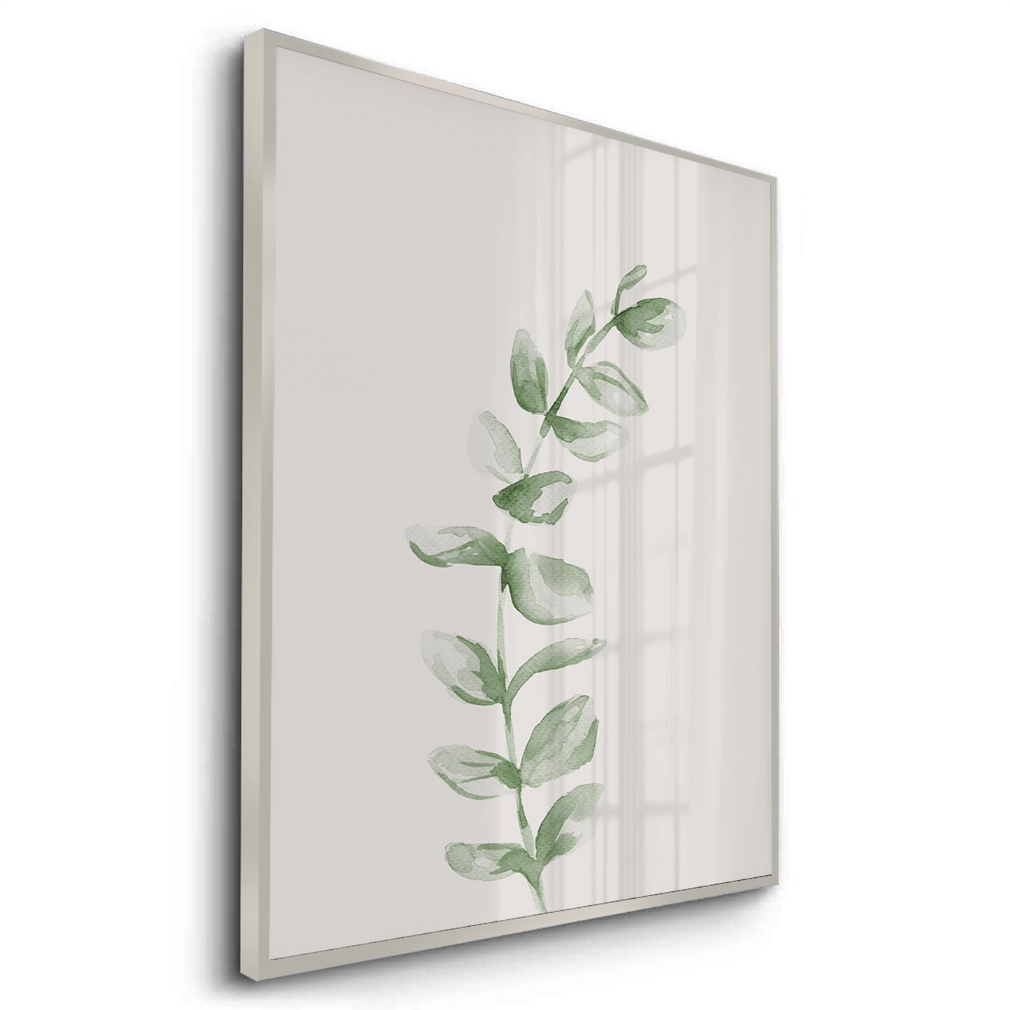 2Soft Green Watercolor Leaf - Fine Art