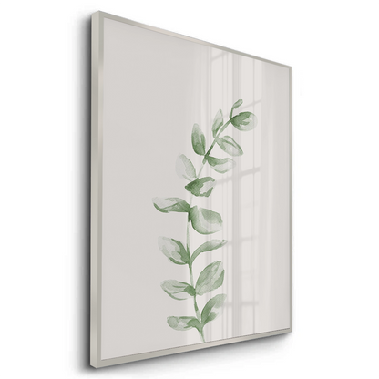 Soft Green Watercolor Leaf - Fine Art