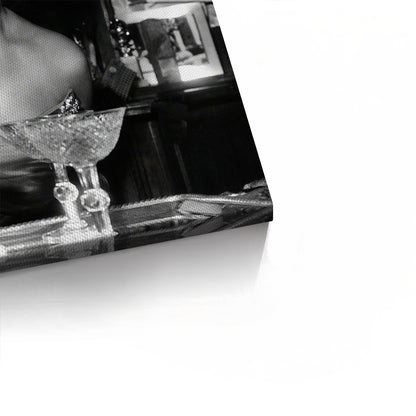 Sophia Loren Pouring Champagne - Canvas