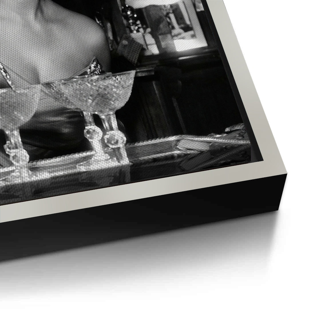 2Sophia Loren Pouring Champagne - Canvas