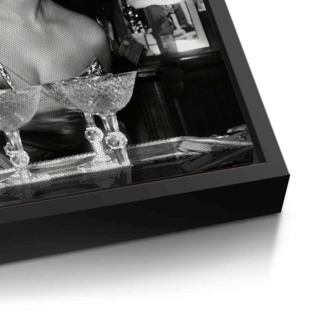 2Sophia Loren Pouring Champagne - Canvas