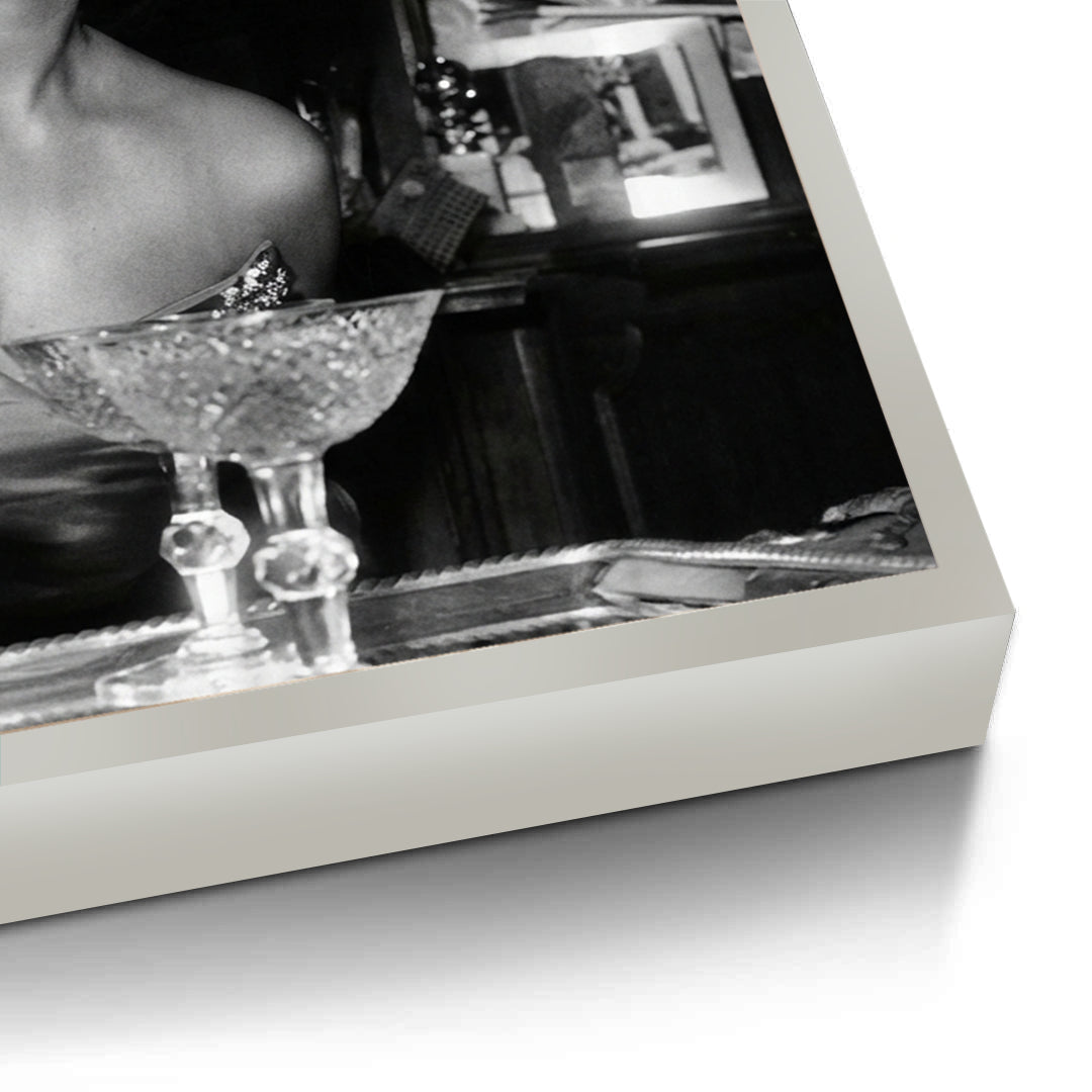 2Sophia Loren Pouring Champagne - Fine Art
