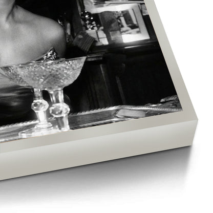 Sophia Loren Pouring Champagne - Fine Art