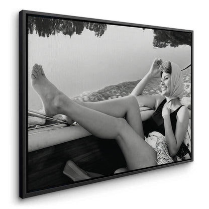 Sophia Loren Vintage Boat - Canvas