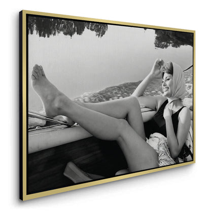 Sophia Loren Vintage Boat - Canvas