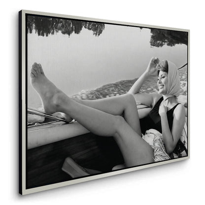 Sophia Loren Vintage Boat - Canvas