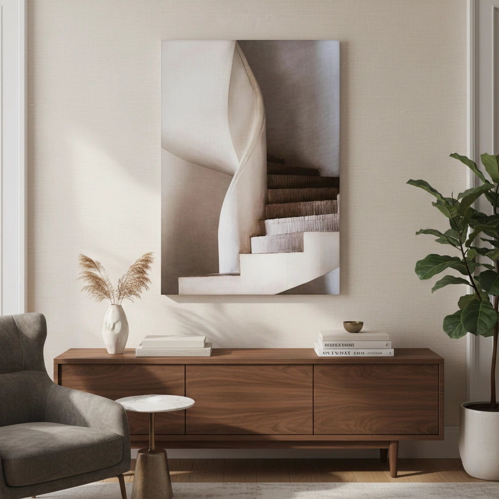 2Spiral Staircase - Canvas