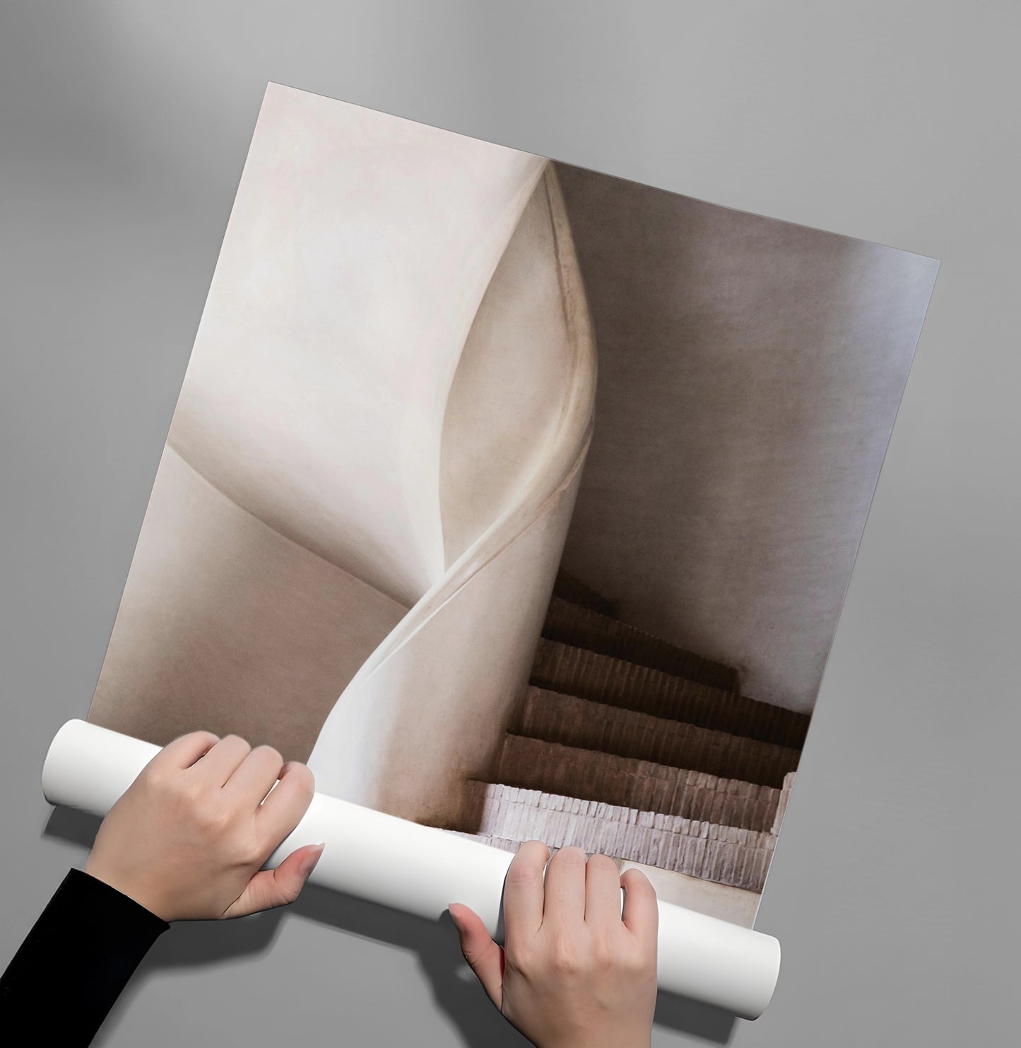 2Spiral Staircase - Poster