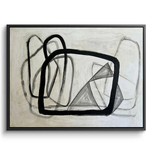 Static Motion abstract wall art with dynamic lines and modern design for UAE home décor
