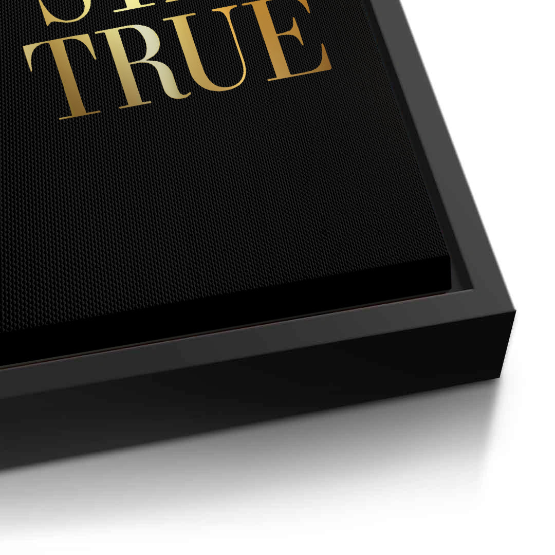 2Stay Simple Stay True - Canvas