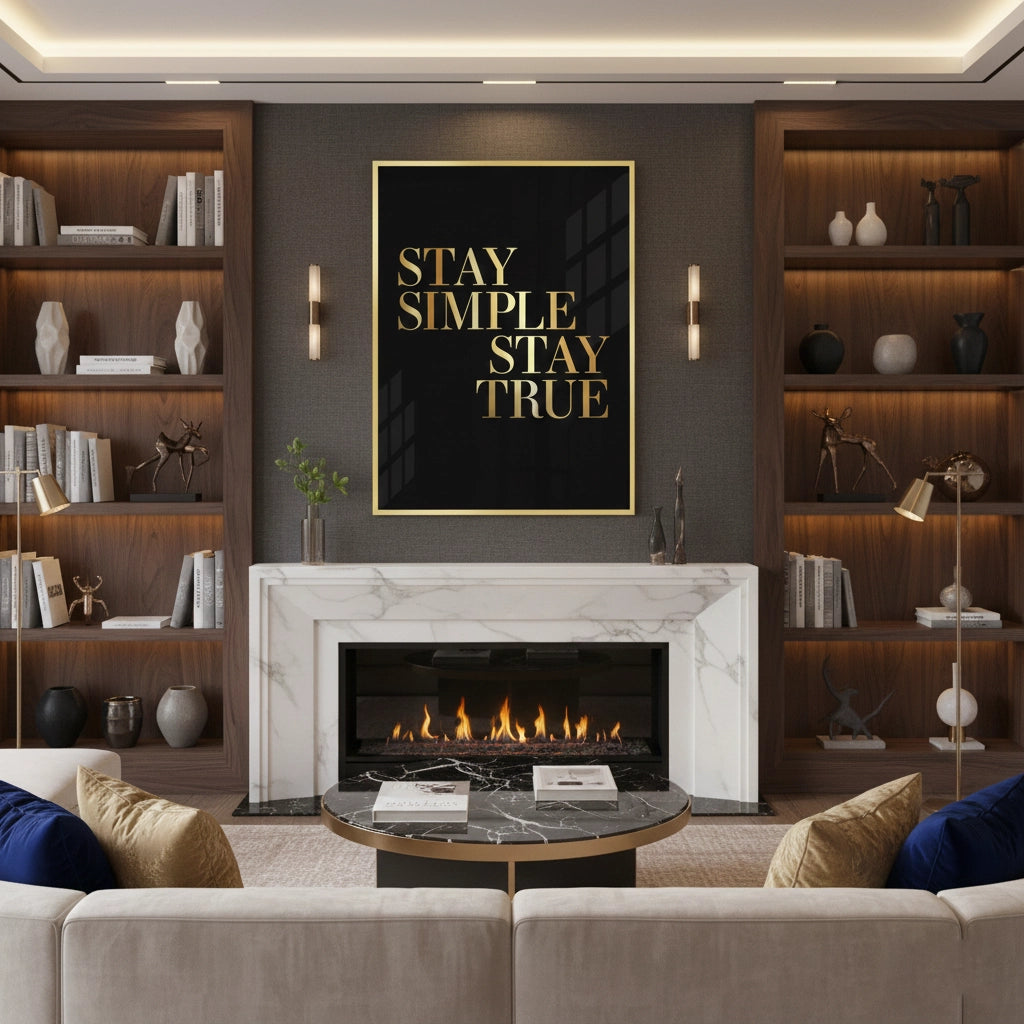2Stay Simple Stay True - Fine Art