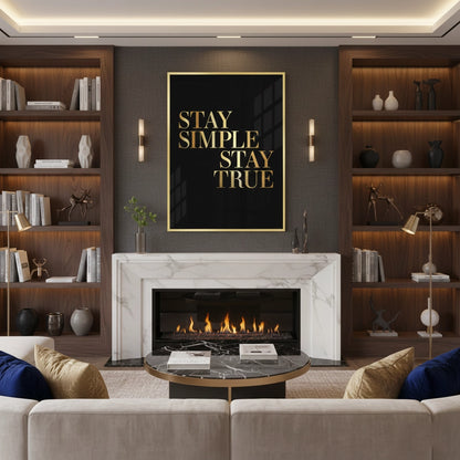 Stay Simple Stay True - Fine Art