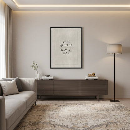 Step By Step Day By Day - Canvas