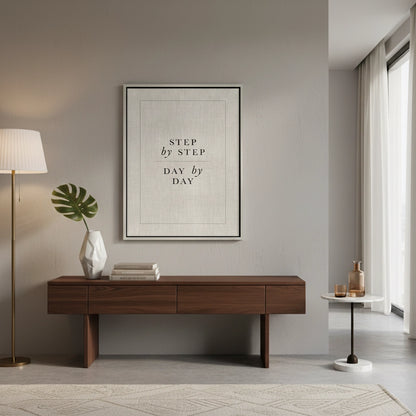 Step By Step Day By Day - Canvas