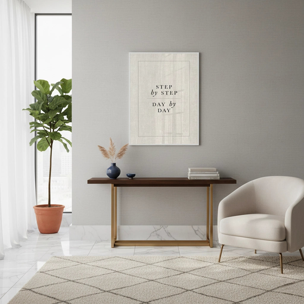 Step By Step Day By Day - Fine Art