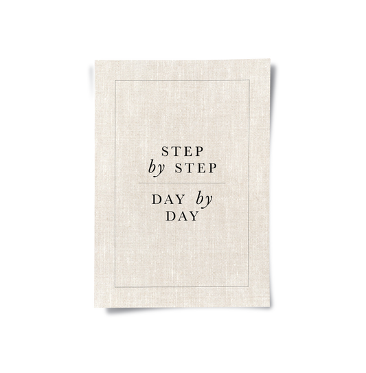 Step By Step Day By Day - Poster