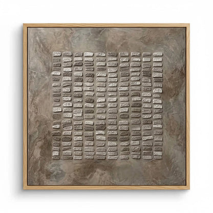 Stone Mosaic Textured Wall Art for Modern Dubai Villa Interiors