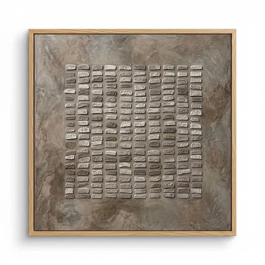 Stone Mosaic Textured Wall Art for Modern Dubai Villa Interiors