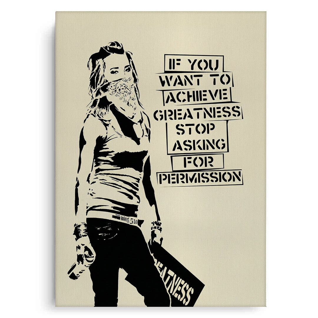 2Stop Asking for Permission - Canvas