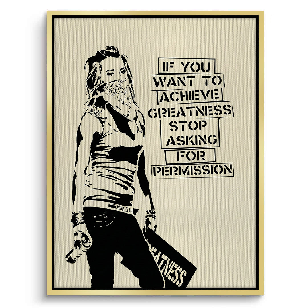 2Stop Asking for Permission - Canvas