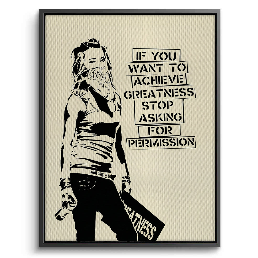 2Stop Asking for Permission - Canvas
