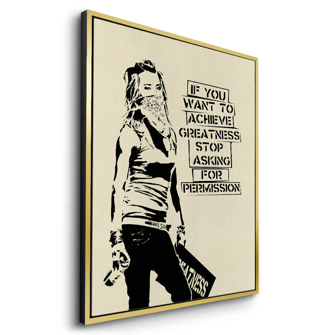 2Stop Asking for Permission - Canvas