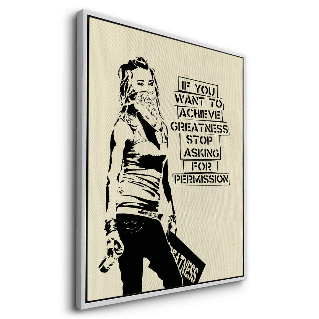 2Stop Asking for Permission - Canvas