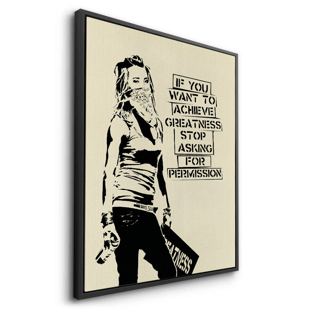 2Stop Asking for Permission - Canvas