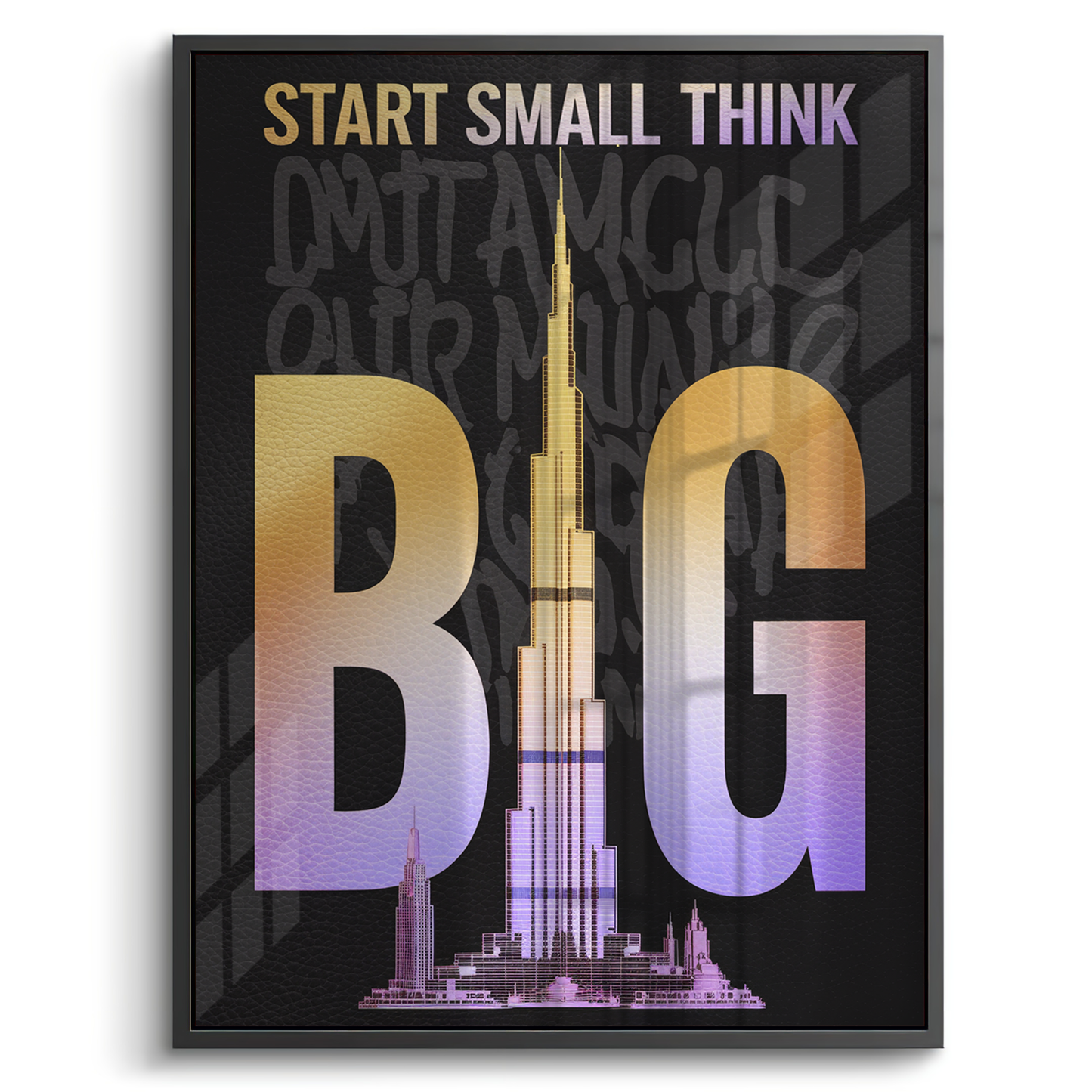 2Strat Small think Big - Acrylic