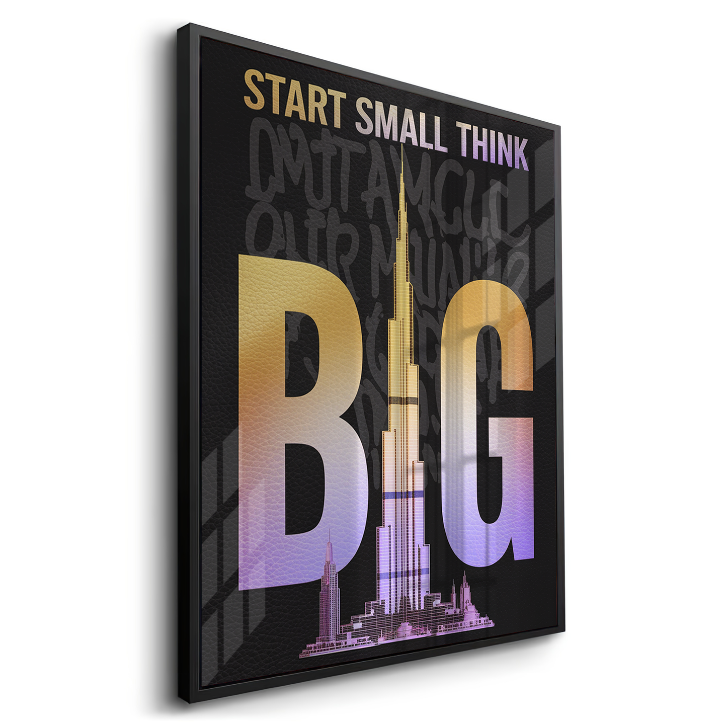2Strat Small think Big - Acrylic