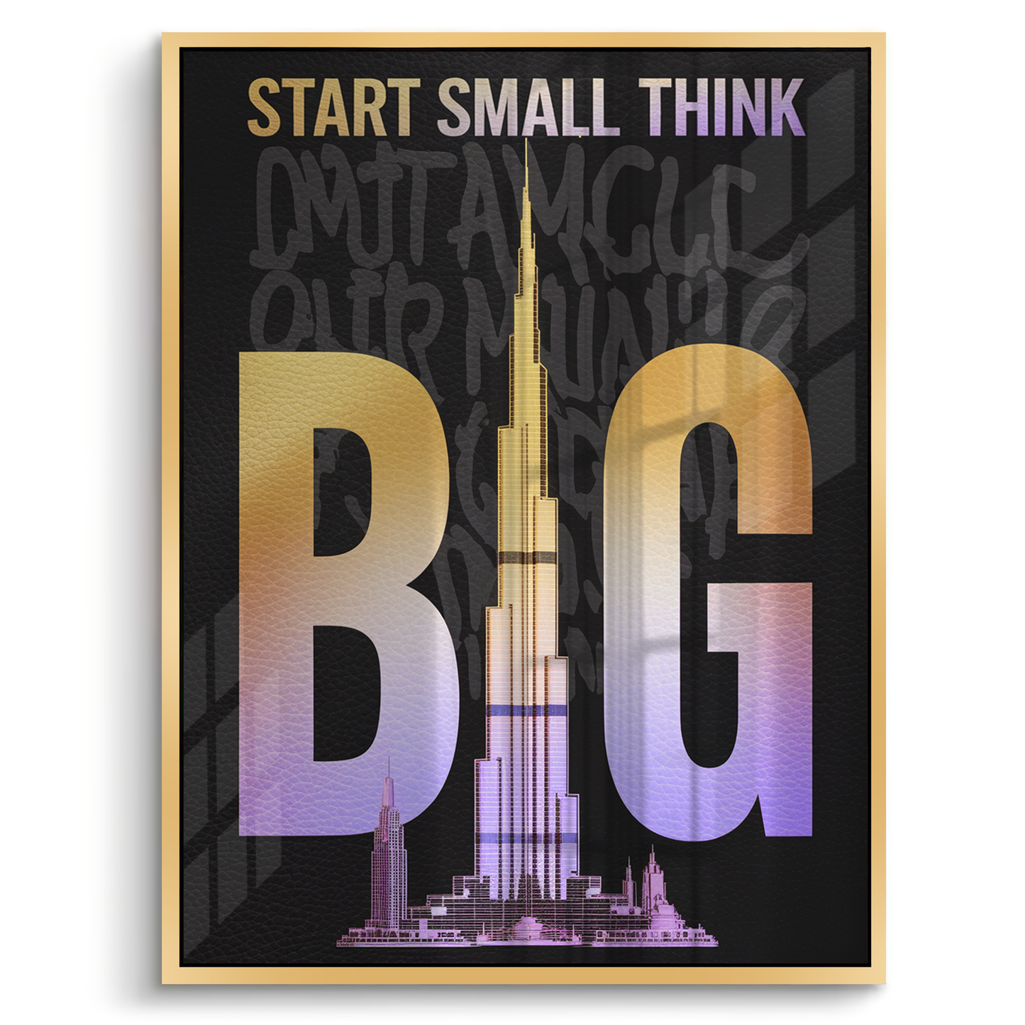 2Strat Small think Big - Acrylic